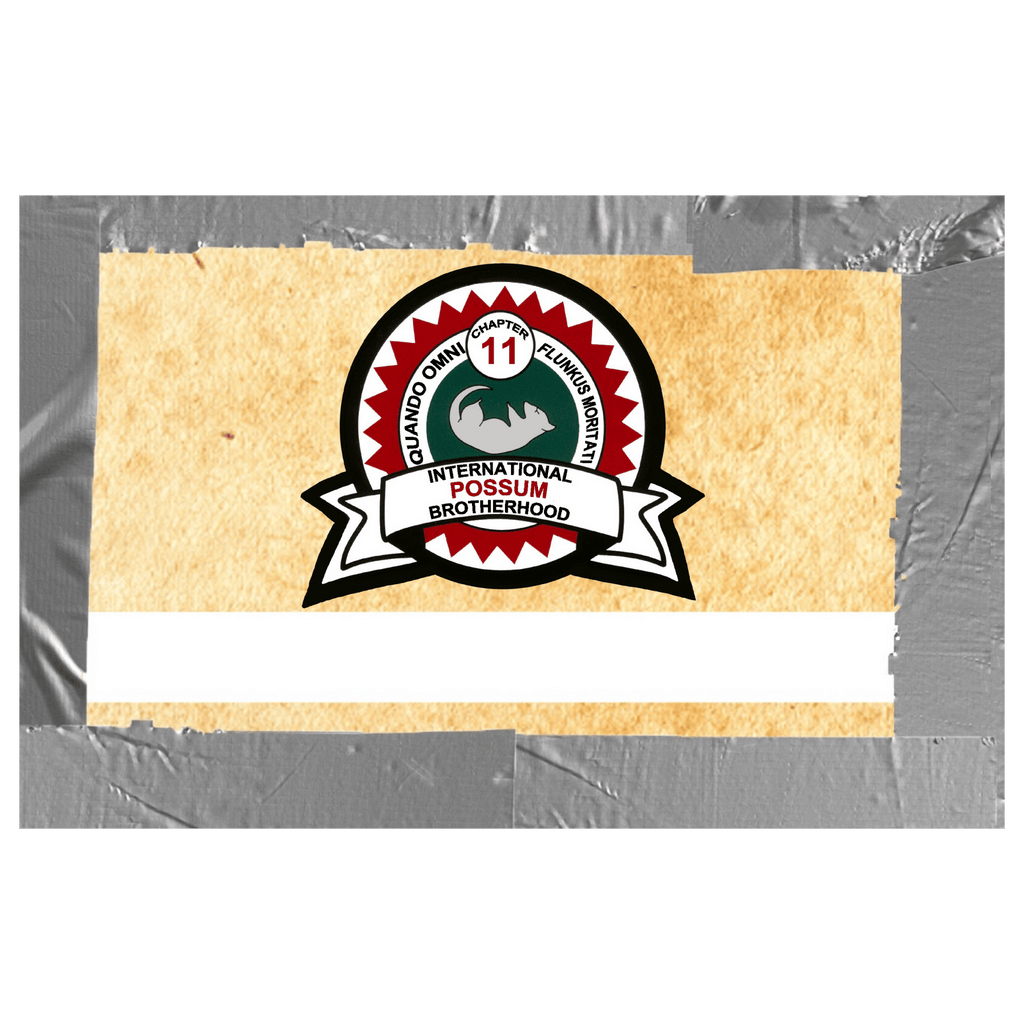 Personalized Possum Lodge Membership Card Front