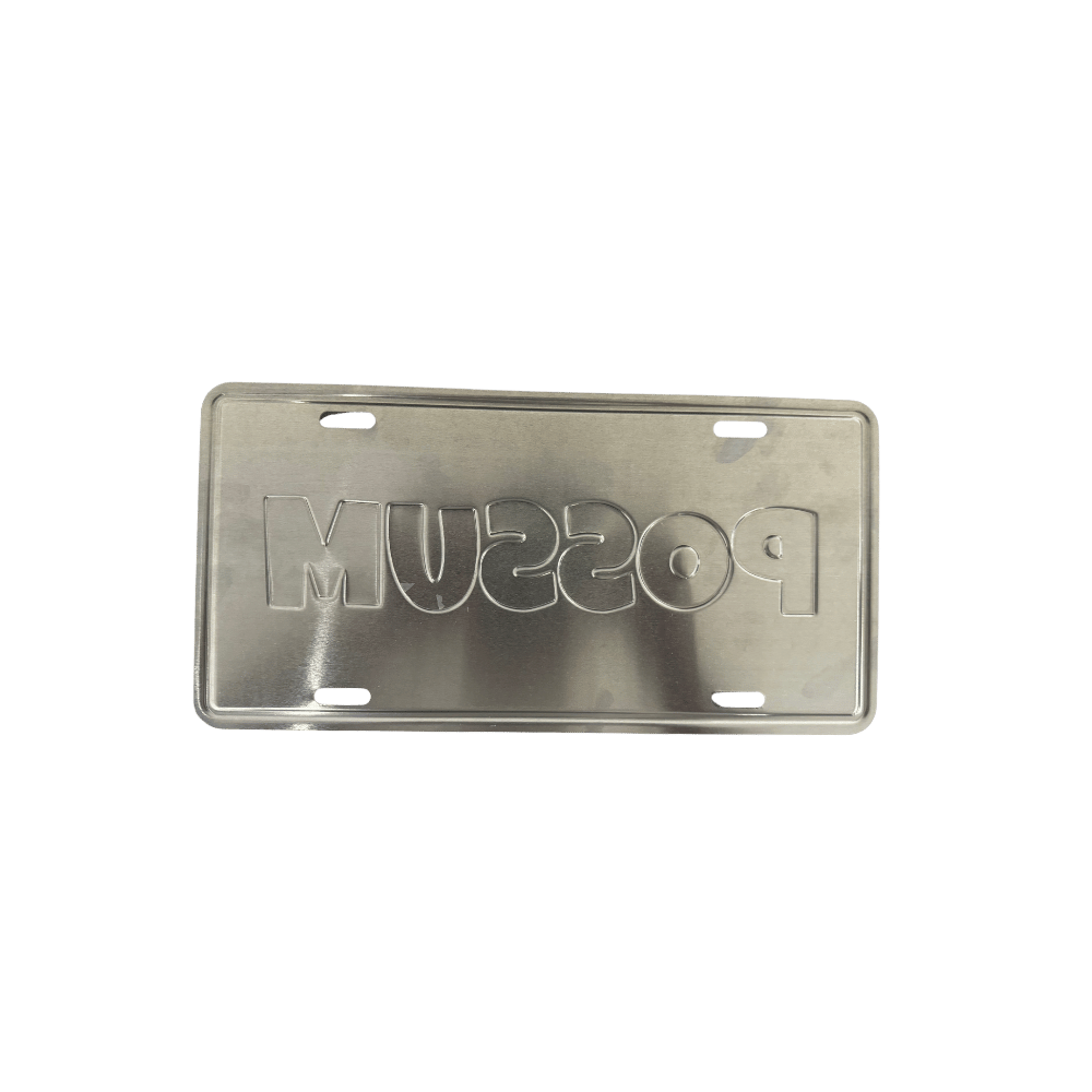 Possum Van License Plate | Red Green