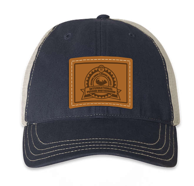Possum Lodge Trucker Hat with Possum Lodge Patch 