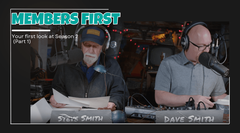 Steve Smith and Dave Smith recording Season 2 of Red Green More Animated