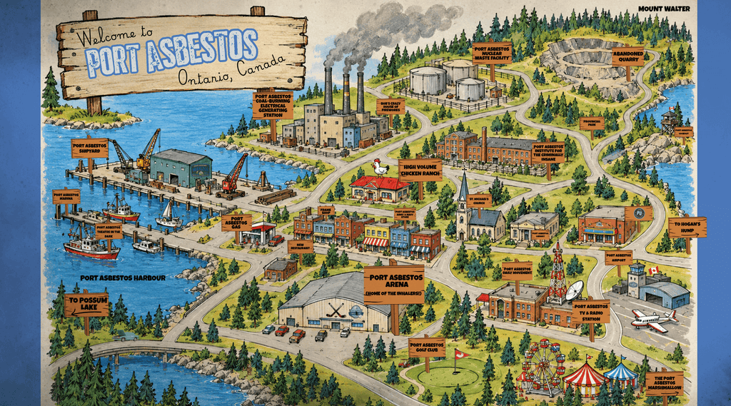 Port Asbestos Town Map