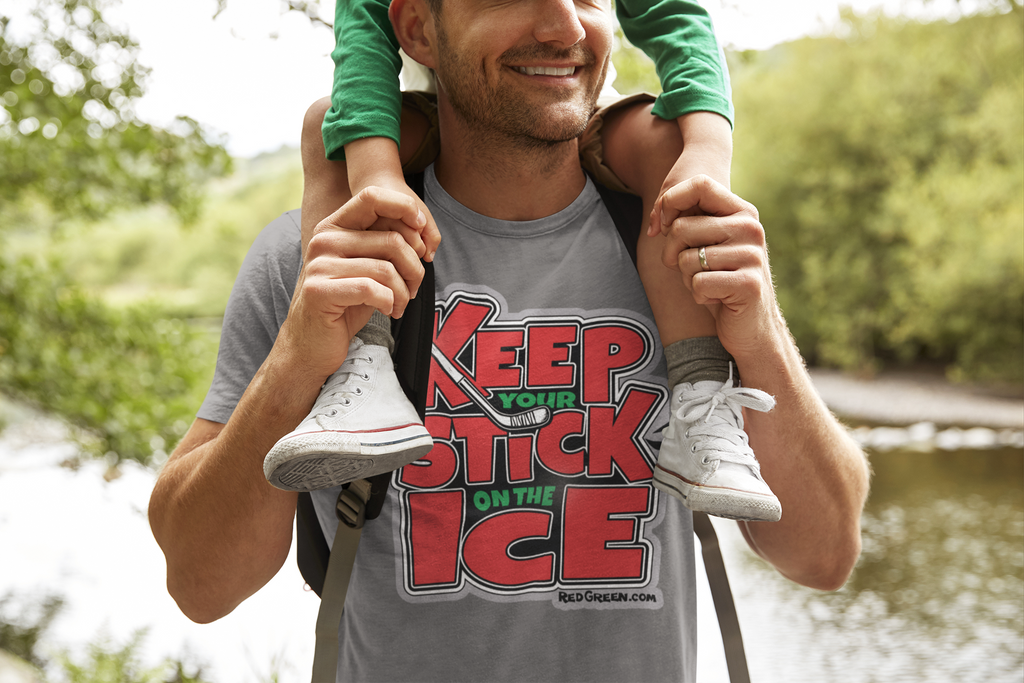 Stick Your Pole In The Hole Go Ice Fishing' Men's T-Shirt