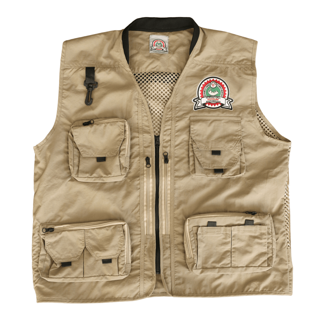 Official Possum Lodge Fishing Vest