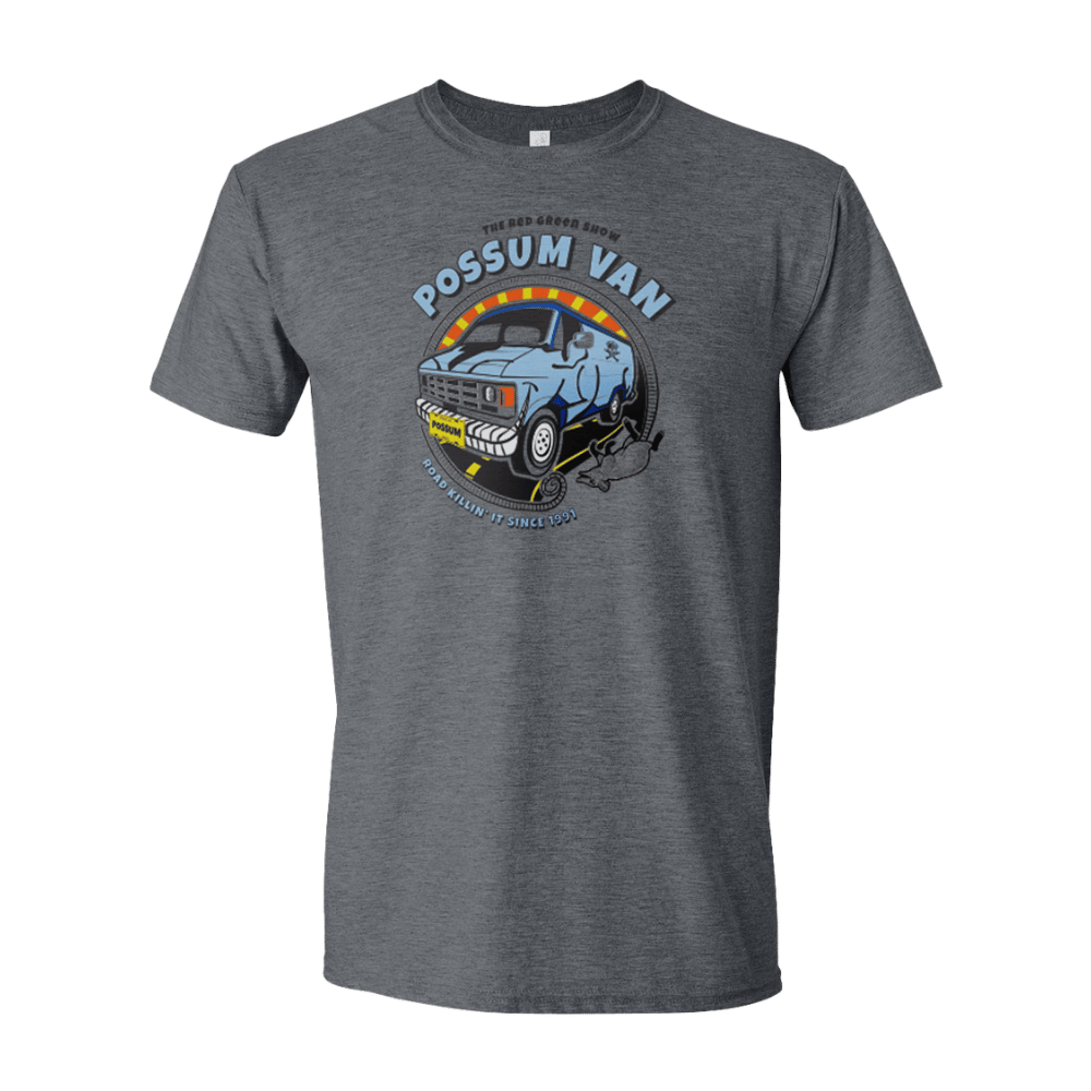 Possum Van Front  in Graphite Heather 