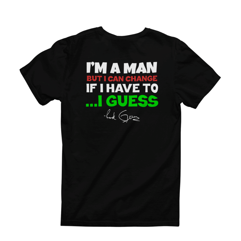 Possum Lodge Oath “Man's Prayer” Black T-Shirt Back