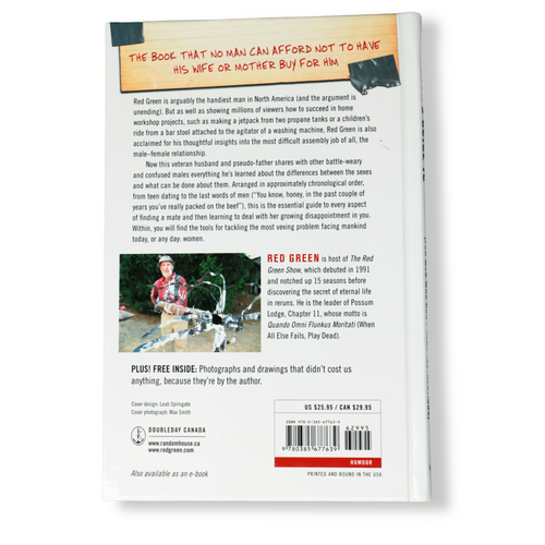 Back cover of Red Green's Beginner's Guide to Women