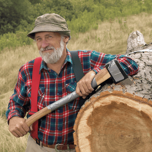 Red Green Wearing the Official Red Green Field Maneuvers Cap  and Red Green Suspenders