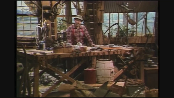 The Possum Lodge Flannel worn by Red Green in clip from Season 1, Episode 9 of The Red Green Show